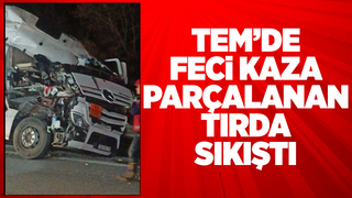 TEM'de feci kaza