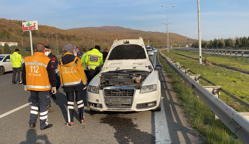 TEM'de karşıdan karşıya geçmek istedi, canından oldu