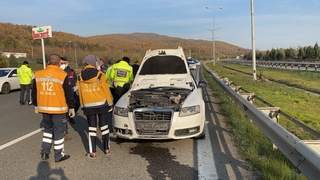 TEM'de karşıdan karşıya geçmek istedi, canından oldu