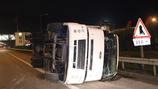 TEM'de kaza: 1 yaralı