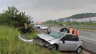 TEM'de kaza: 1 yaralı