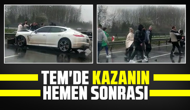 TEM'de kaza