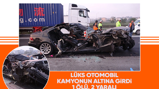 TEM'de korkunç kaza: 1 ölü, 2 yaralı