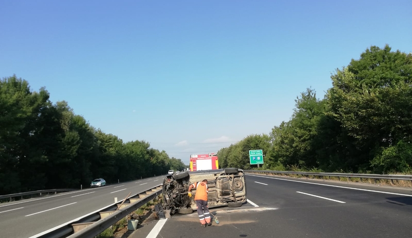 TEM'de metrelerce sürüklendi