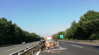 TEM'de metrelerce sürüklendi