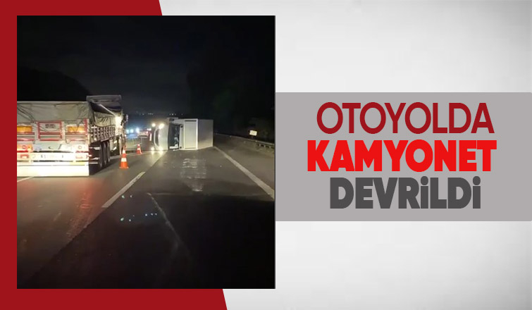 TEM'de trafiği aksatan kaza