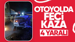 TEM'de zincirleme kaza: 4 yaralı