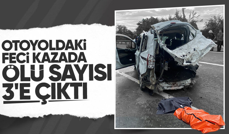 Tem'deki kazada ölü sayısı 3'e yükseldi
