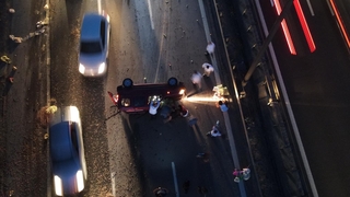 TEM Otoyolu'nda can pazarı