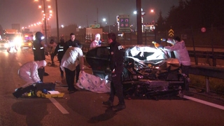 TEM Otoyolu'nda katliam gibi kaza: 5 ölü, 1 ağır yaralı