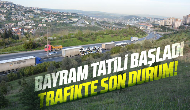  TEM Otoyolunda bayram trafiği oluşmadı