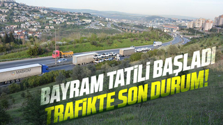  TEM Otoyolunda bayram trafiği oluşmadı