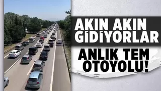 TEM Sakarya geçişinde trafik durma noktasına geldi