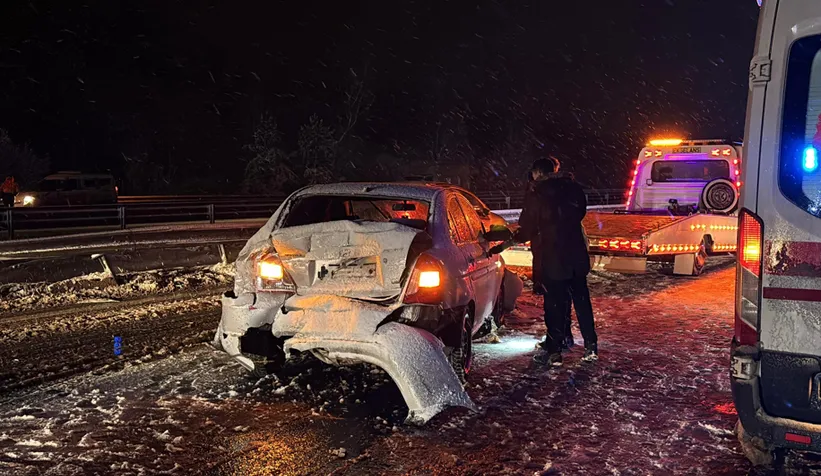 TEM savaş alanına döndü: 7 araç birbirine girdi