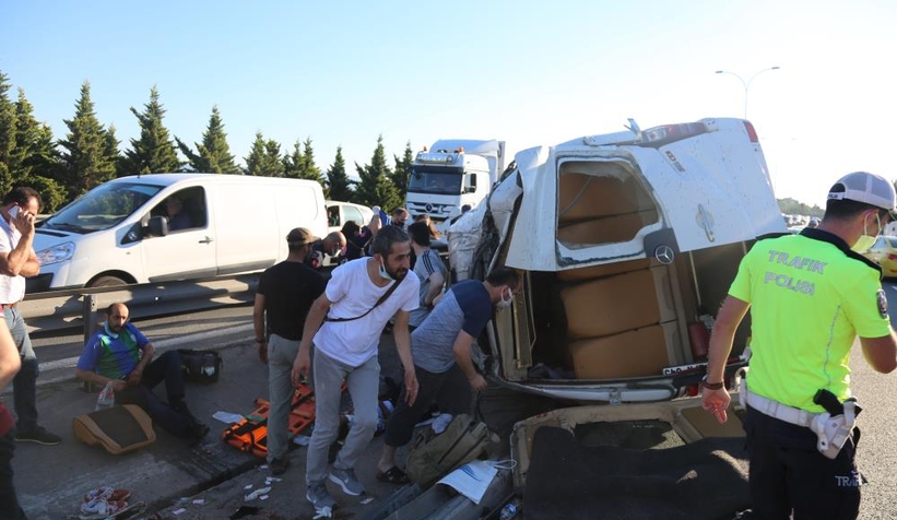 TEM savaş alanına döndü; Can pazarı yaşandı