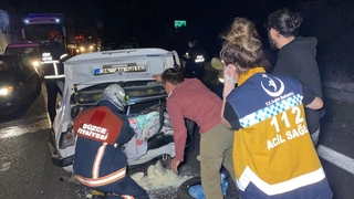 TEM’de 3 araç birbirine girdi