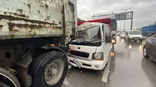 TEM’de büyük kaza