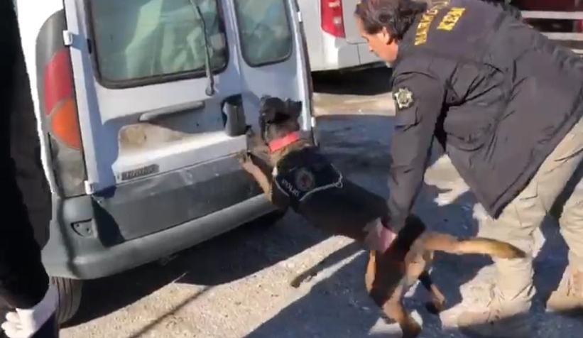 TEM’de durdurulan araçtan 115 kilogram uyuşturucu çıktı