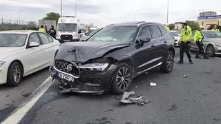 TEM’de feci kaza: 1 ölü, 5 yaralı