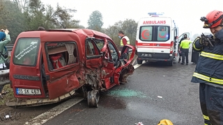 TEM’de feci kaza: 5 yaralı