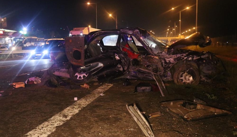 TEM’de kaza: 2 ölü, 2 yaralı