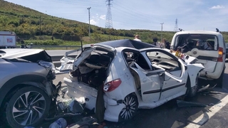 TEM’de zincirleme kaza: 10 yaralı