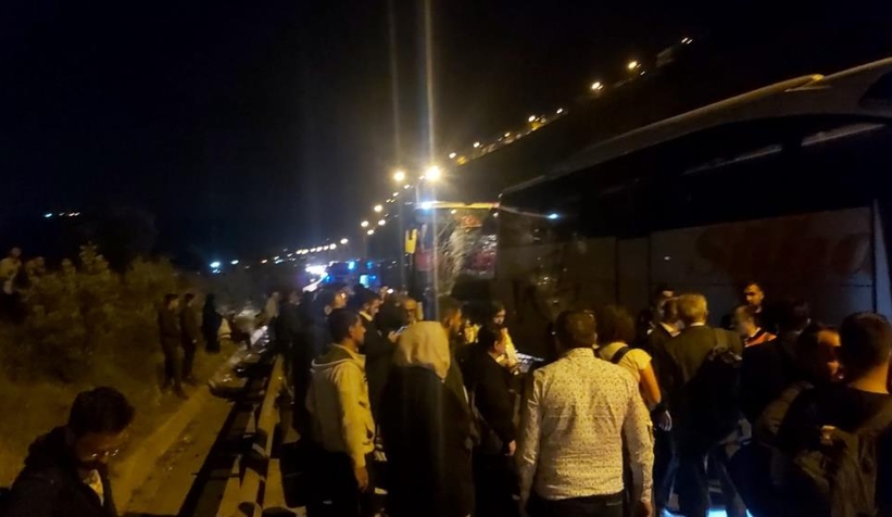 TEM’de zincirleme kaza: 4 yaralı