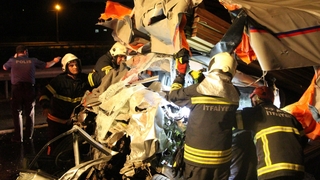 TEM’de kaza: 1 ölü, 2 yaralı