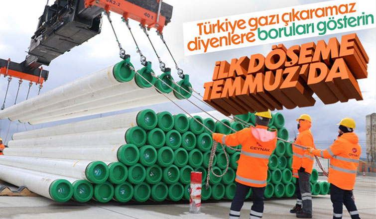 Temmuzda Karadeniz'de deniz altına ilk borular döşenecek