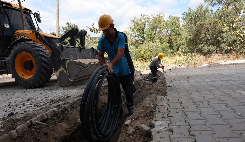 Tepecikler'e içme suyu alt yapısı