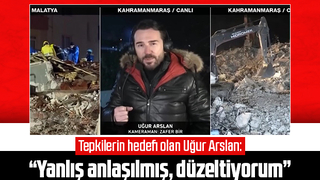 Tepkilerin hedefi olan Uğur Arslan'dan açıklama