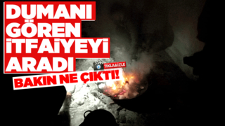 Terasta yakılan mangal ekipleri alarma geçirdi