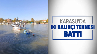 Ters dalga iki tekneyi batırdı