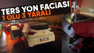 Ters yöne giren otomobili tır biçti: 1 ölü, 3 yaralı
