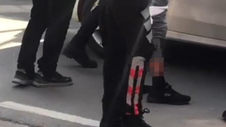 Ters yöne giren polis sürücüyü bacağından vurdu