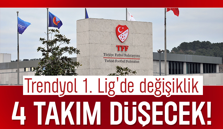 TFF'den ligde değişiklik kararı