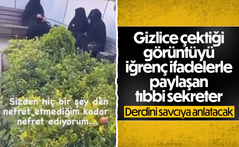 Tıbbi sekreterden çarşaflı kadınları aşağılayan paylaşım