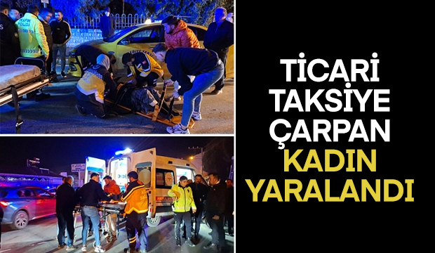 Yaşlı Kadın Ticari Taksiye Çarptı