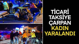Yaşlı Kadın Ticari Taksiye Çarptı