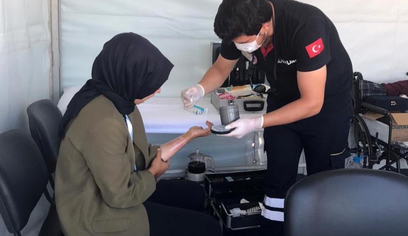 Tıp Merkezi’nin sağlık tedbirleri dikkat çekiyor