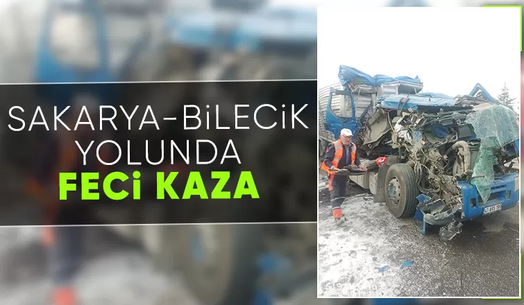 Tır kaza yaptı, sürücüsü yaralandı