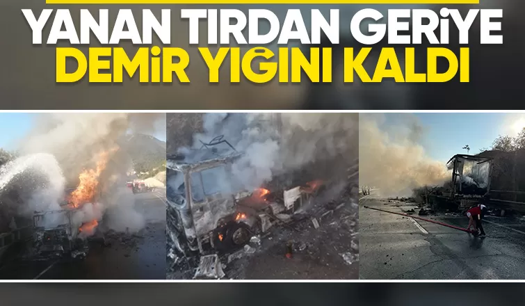Tır küle döndü