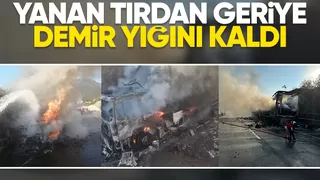 Tır küle döndü