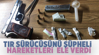 Tır sürücüsü uyuşturucuyla yakalandı