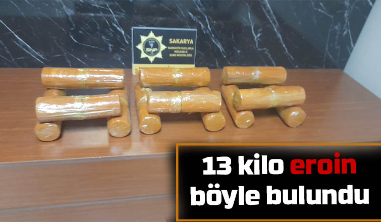 Tırdaki eroin böyle yakalandı