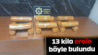 Tırdaki eroin böyle yakalandı