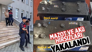 Tırdan 60 litre mazot ve akü çaldılar