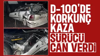 Tırın altına giren otomobilde feci şekilde öldü