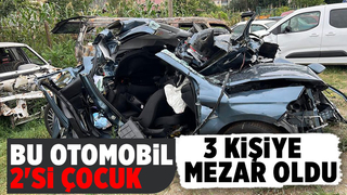 Tırın biçtiği otomobilde ölen 3 kişinin cenazeleri İstanbul’a gönderildi