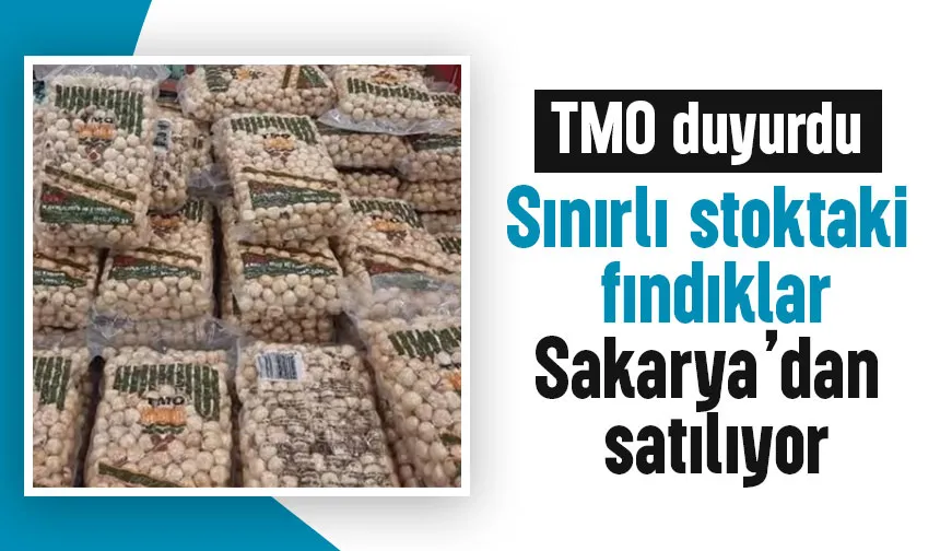 TMO'dan fındık satışı açıklaması; Sakarya detayı